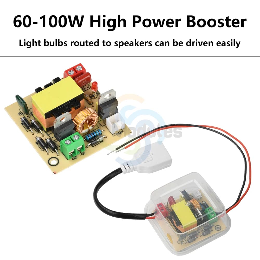 Modulo inverter boost DC 12-16,8 V a 220 V Modulo boost 100 W ad alta potenza Inverter pannello solare universale esterno