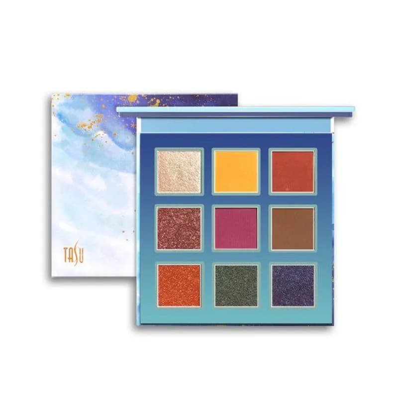 Tasu Ombretto a nove colori Clessidra dorata Blu Oceano Iridescente Matte Pearl Light Forniture domestiche per il rientro a scuola
