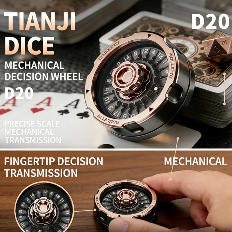 New D20 Lucky Roulette Wheel Fidget Spinner Antistress EDC Spinning Top Desk Gadget DND Table Game Stress Relief Toy Gift