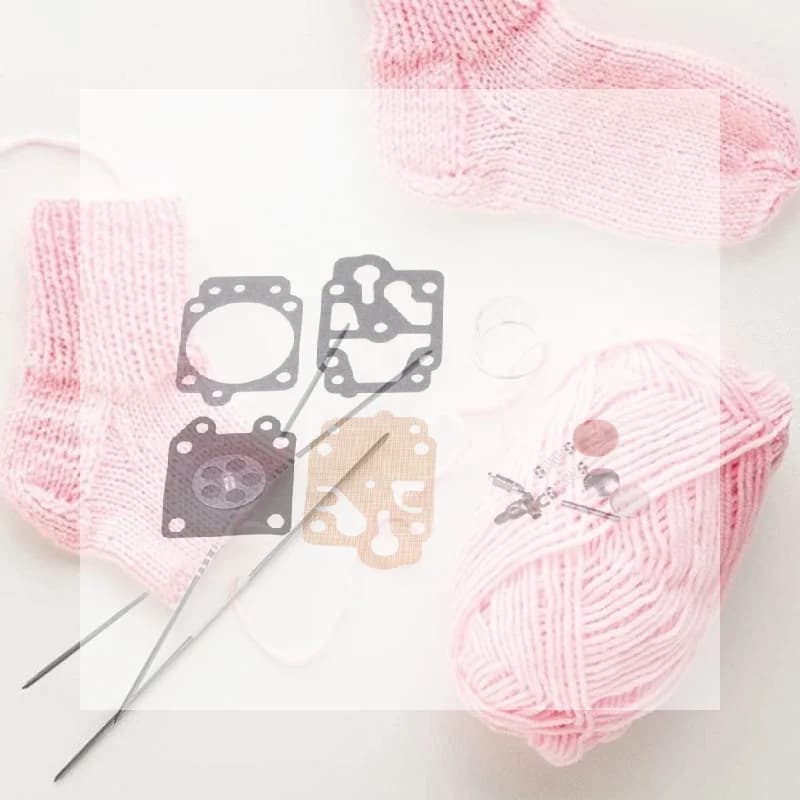 3Pcs Portable Steel Circular Knitting Needles Smooth Tip for DIY Sweater Sock Hat Travel Hand Knitting Craft Use