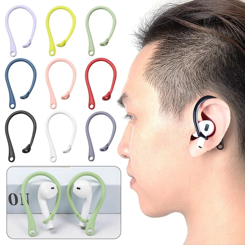 Strap Protector Protective Ear Hook Earphone Holders Silicone Anti-lost Earhooks Secure Fit Hooks For Apple AirPods 1 2 3 Pro