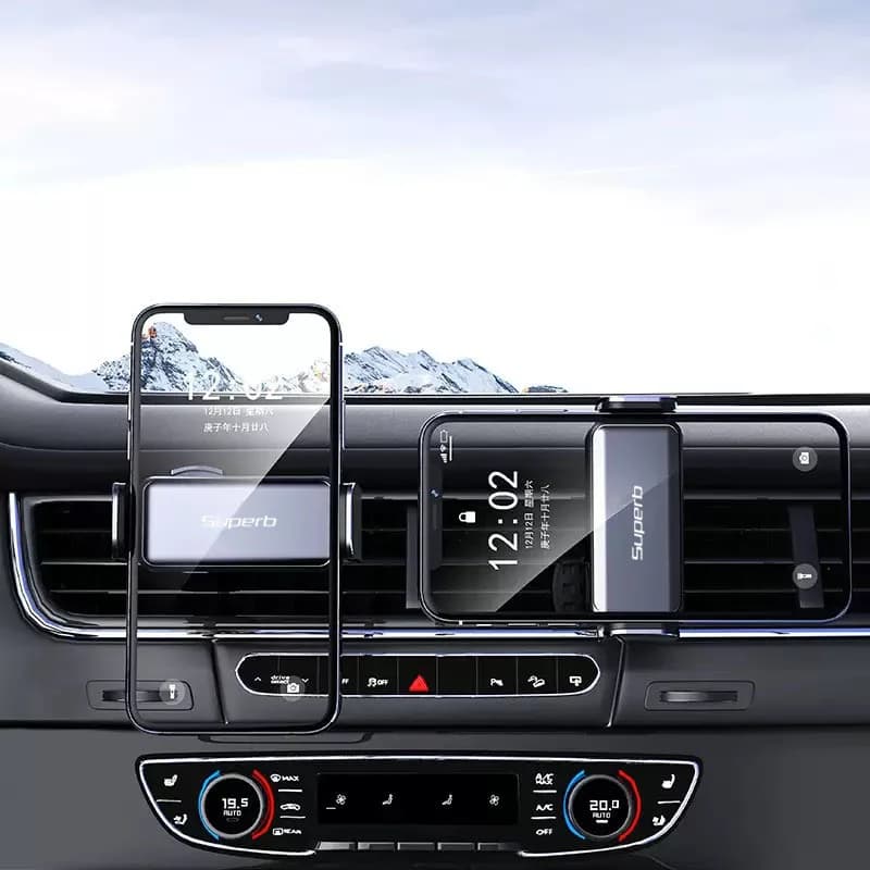Supporto magnetico per telefono per auto Presa d'aria universale Presa d'aria Staffa per telefono cellulare Supporto di navigazione per accessori per auto Skoda Superb