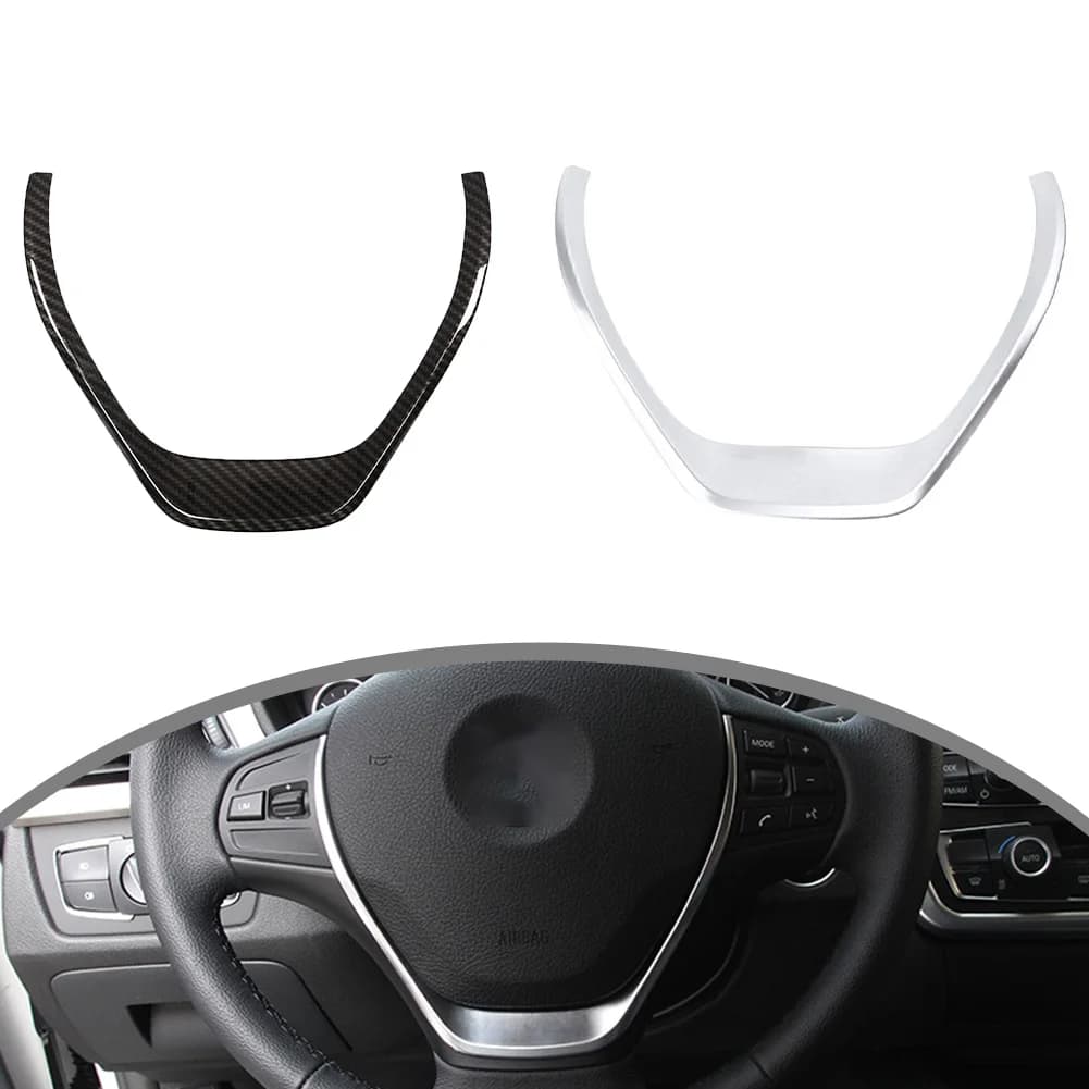 For BMW Series 3 Interior Accessories Cover Vehicle Customization Wheel with Carbon Fiber Steering Frame
