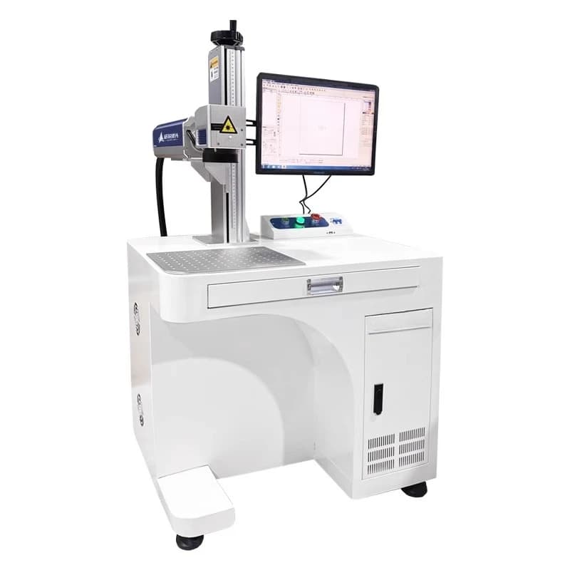 Macchina per marcatura laser in metallo Acciaio inossidabile, strumenti hardware Macchina per incisione laser Plastica Plastica Laser viola