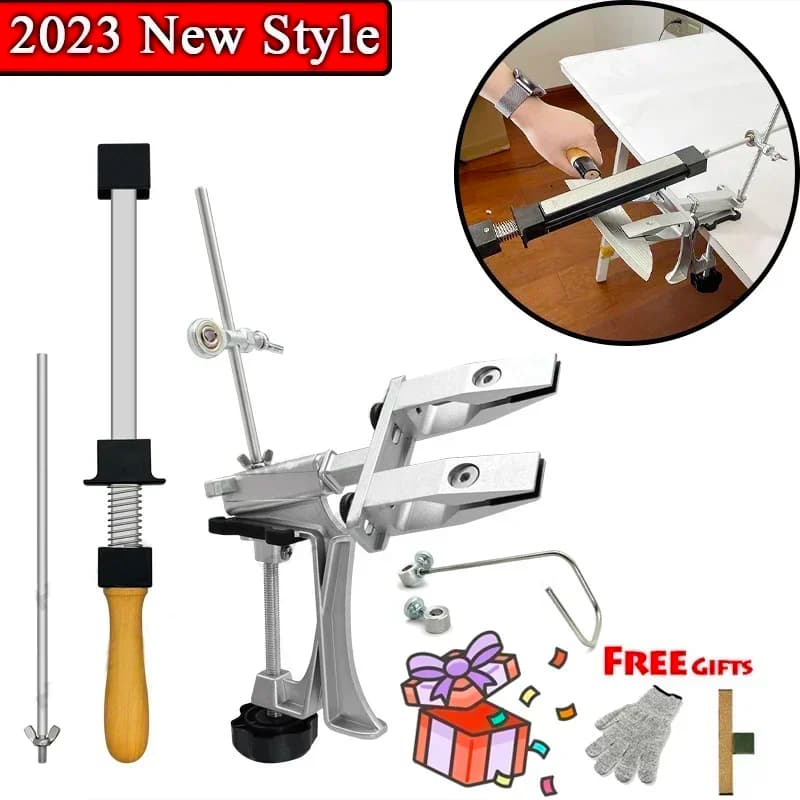 2023 XK affilacoltelli fisso affilacoltelli da cucina affilacoltelli ad angolo sistema di macinazione professionale Diamond Whetstone Woodwork