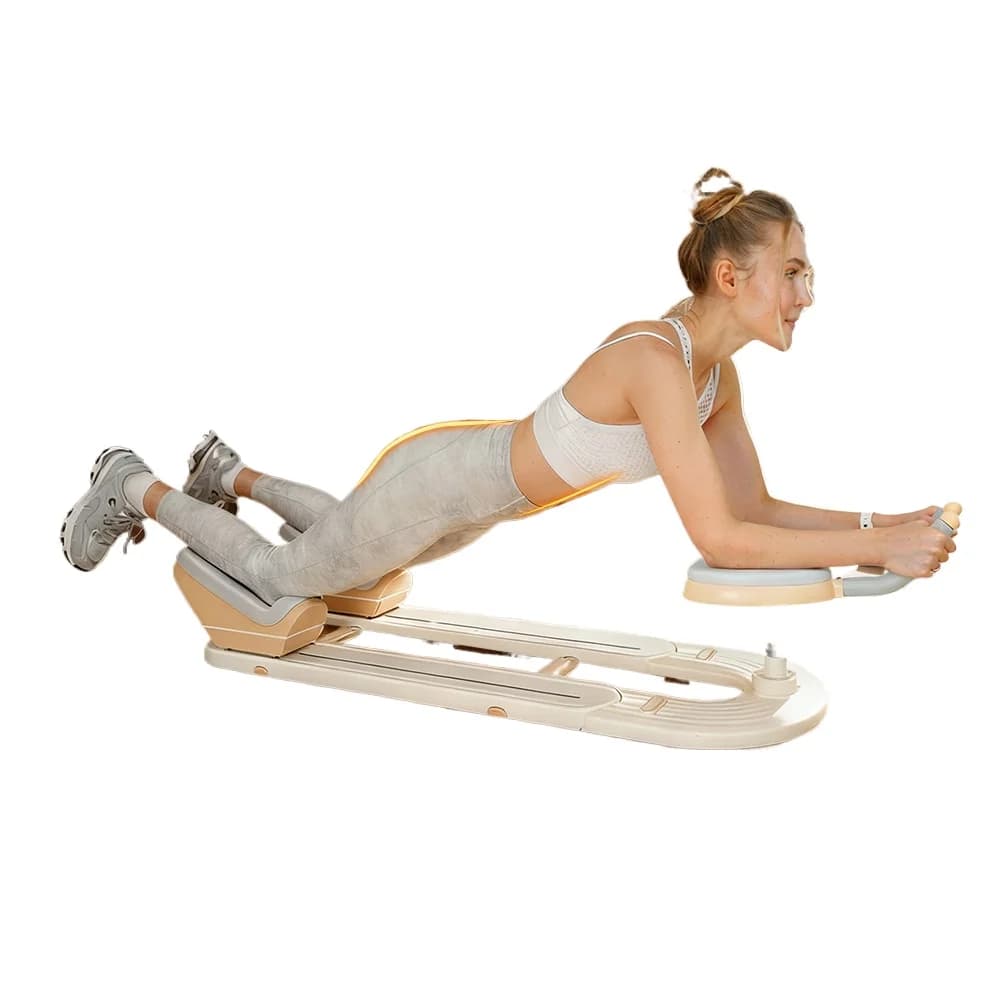 ABS Waist Trainer Crawling Exercise Machine Ab Roller Wheel for Fitness at Home