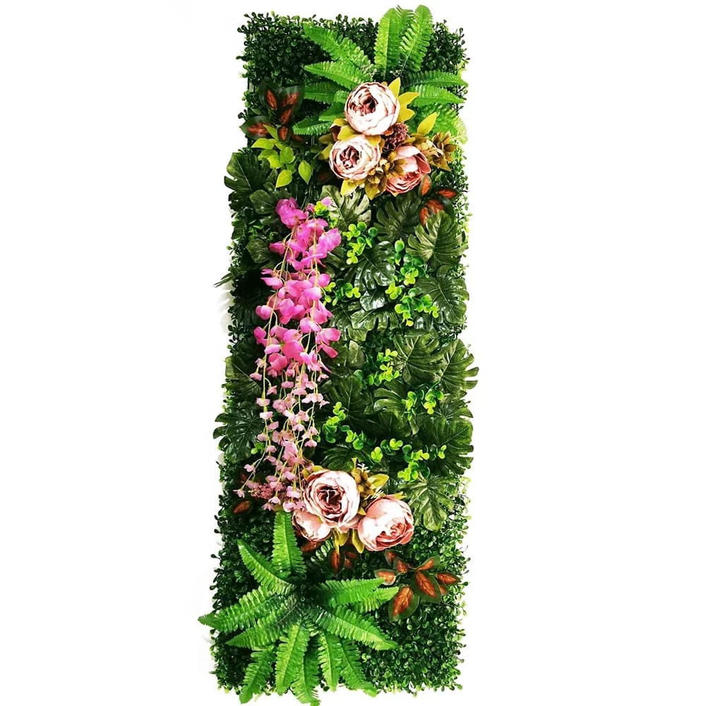 40*120 Pianta artificiale Erba finta Muschio Pianta subtropicale Decorazione Pannello da parete per la casa Accessori per la decorazione delle vacanze domestiche