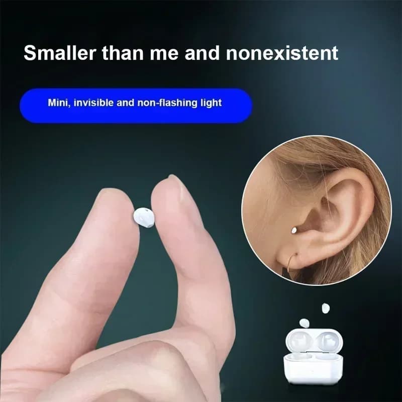 Nuovi auricolari invisibili Mini cuffie Bluetooth TWS Gioco wireless Auricolari in-ear Cancellazione del rumore Sport Musica Auricolare Ultra piccolo