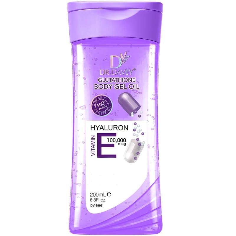 200ml Glutathione Body Gel Oil Skin Care Oil Moisturizing and Moisturizing Easy to Absorb Non Sticky Suitable for All Seasons