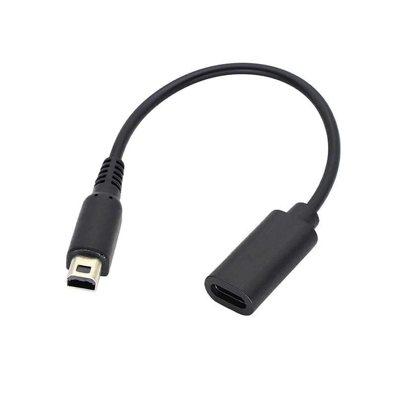 Cavo caricabatterie USB C tipo C per console di gioco NDSI 3DS 2DS XL/LL linea di alimentazione di ricarica NUOVO