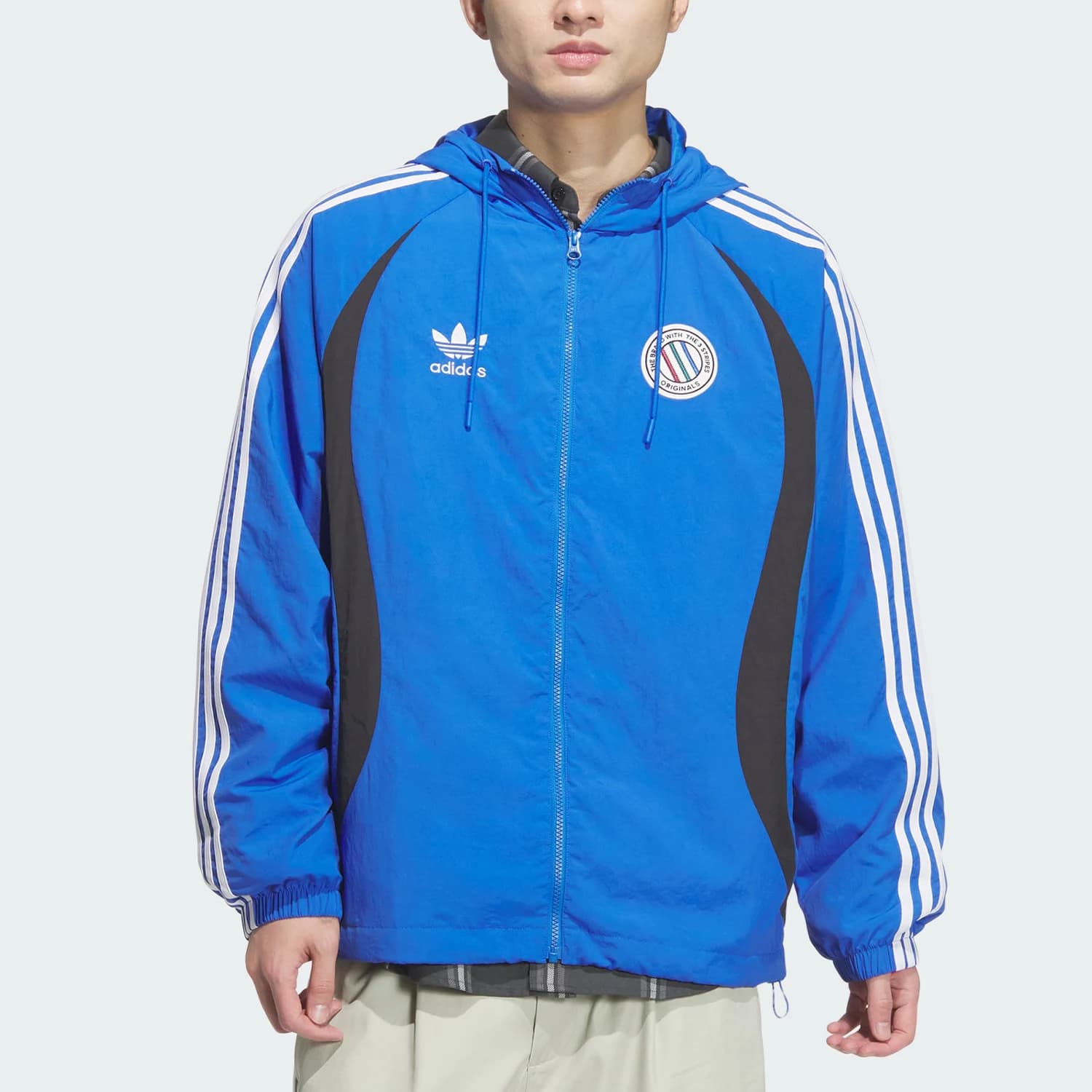 Adidas Authentic Three Leaves Men's Hooded Casual Loose Outdoor Jacket JL8360