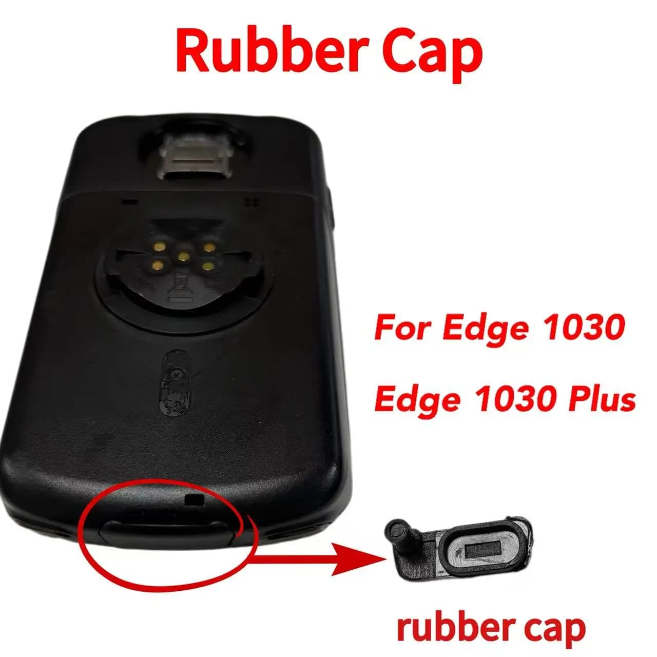Waterproof Rubber Cap For Garmin Edge 1030 / Edge 1030 Plus Rubber Cover Repair Part