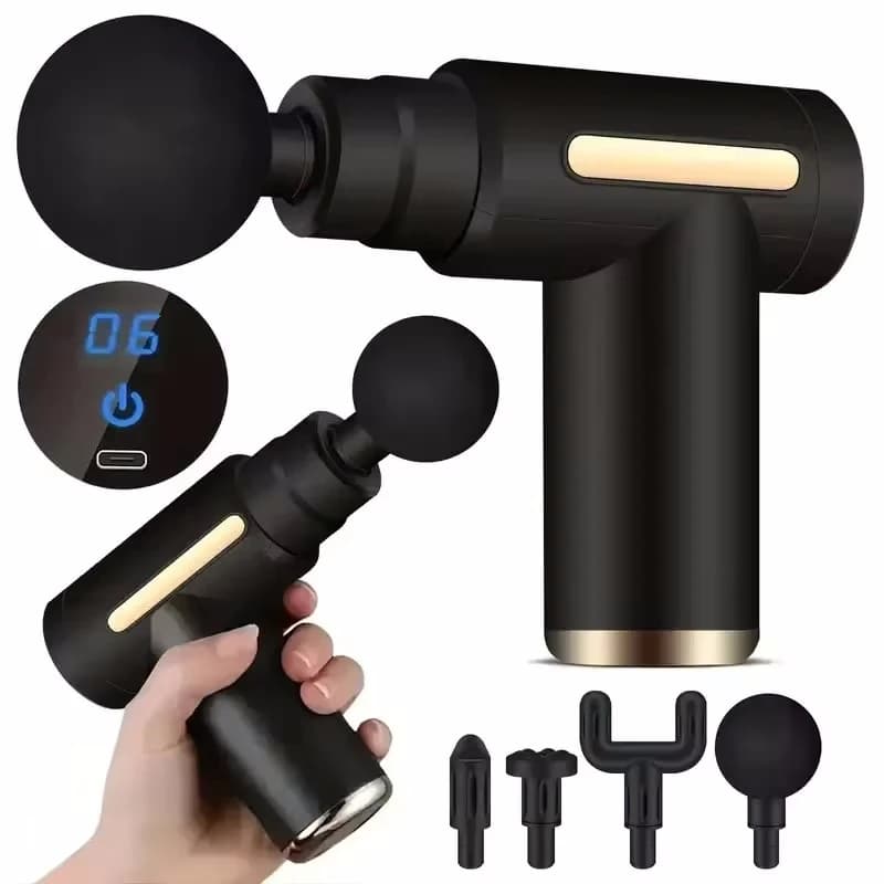 USB Mini Gun Band Muscle Machine Relaxation Gun Vibration Rod Massage Equipment Neck Grab Wireless Gun Band
