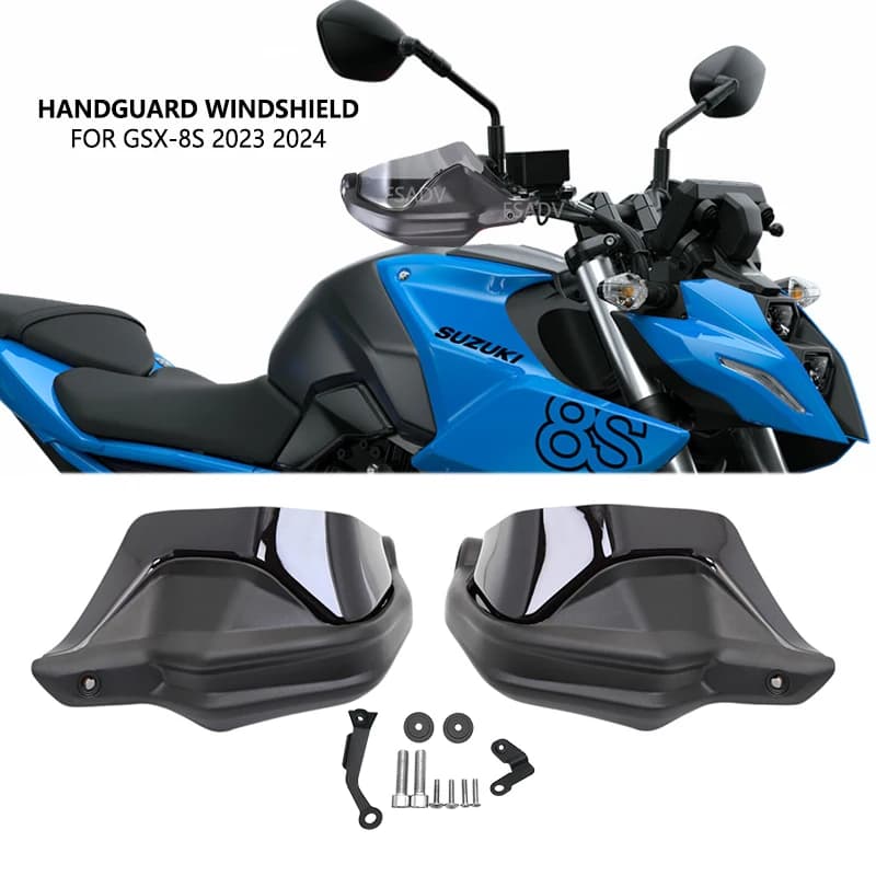 Carbonio Moto Paramani Scudo Protezione Della Mano Parabrezza Per Suzuki GSX-8S GSX8S GSX 8S 2023 2024 Accessori