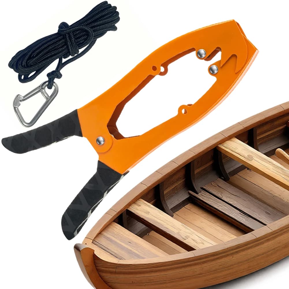 Morsetto Ancoraggio Kayak/Canoa con Paracord per un Facile Attracco in Ogni Momento – Accessori per Pesca e Nautica