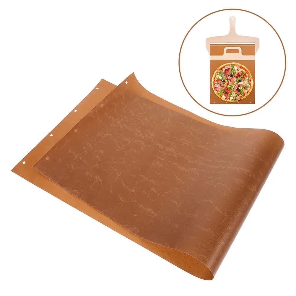 2 Pezzi Tappetino Antiaderente di Ricambio per Pala Pizza, Resistente al Calore, per Forno e Cottura ad Alta Temperatura, Strumento per la Preparazione della Pizza