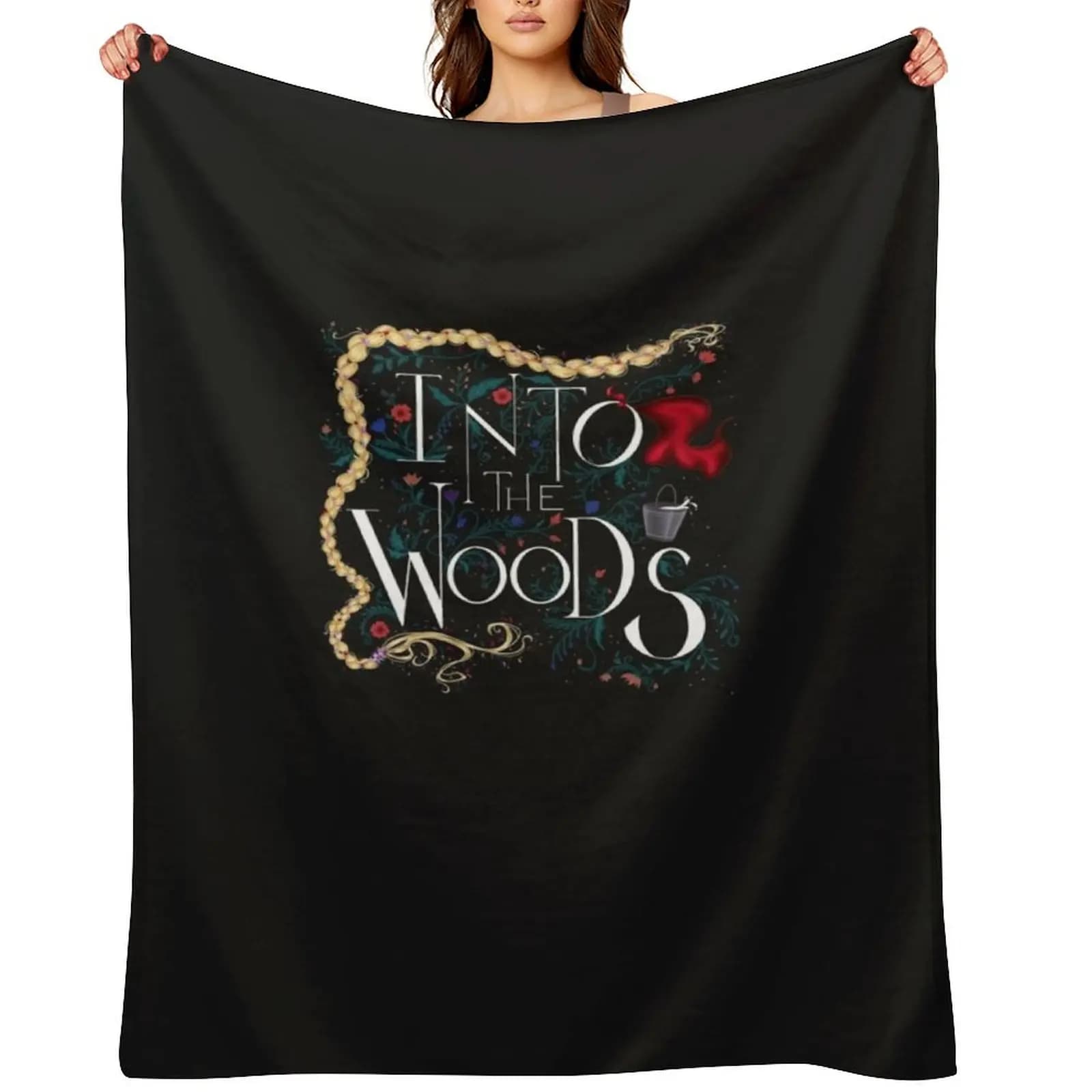 Into The Woods Classic T-Shirt Throw Blanket Furry Cute anime Sleeping Bag Blankets