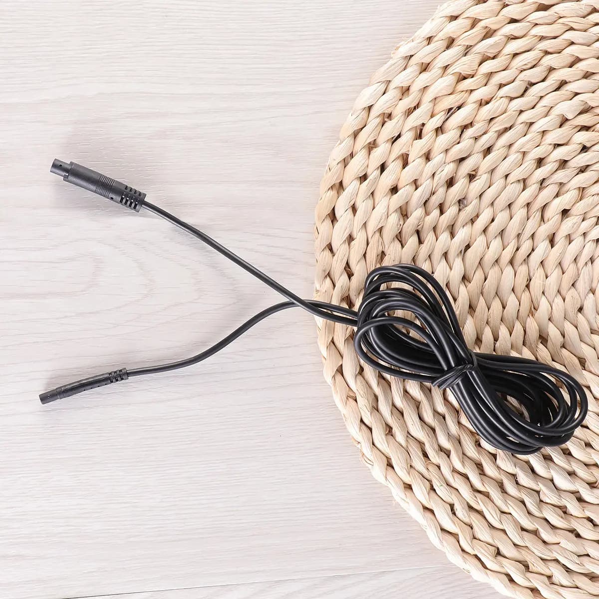 4 Car Cigarette Lighter Extension Cable 2.5m Abrasion Resistant for 12V 24V Truck Camper Trailer Bus Dash Cam Backup Camera