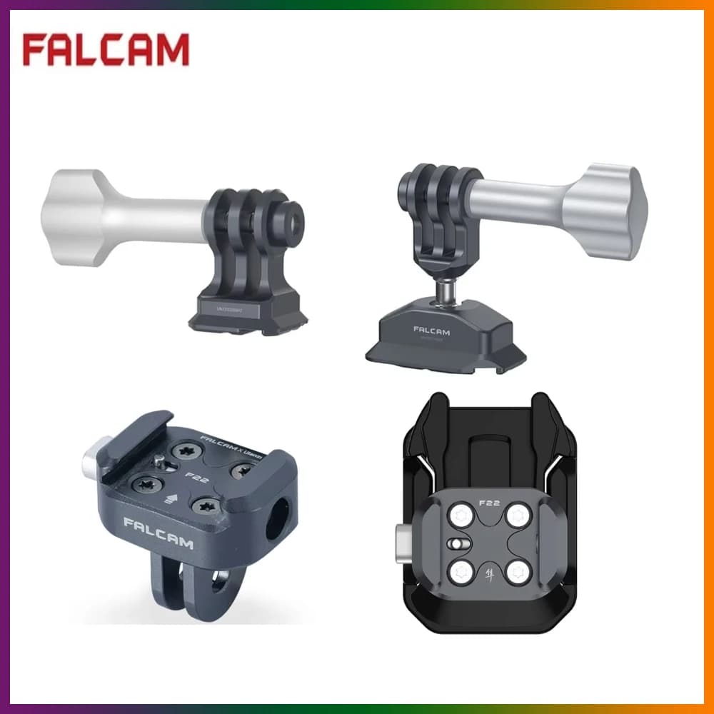 Falcam F22 Action Camera Quick release system Plate Sfera Head Base Series Kit for GoPro 11 10 9 8 7 6 5 4 OSMO Action 2 3