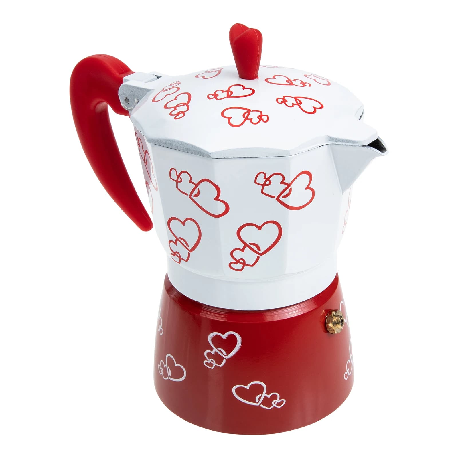 Caffettiera in alluminio con pentola, gocciolamento a mano ottagonale, mini leggero, portatile, facile da usare, pulito, per casa, ufficio, cucina, bar