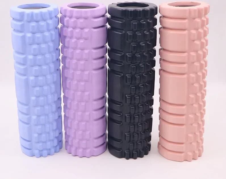 2026 30*10cm Solid Foam Roller EVA wolf tooth shape, Mini Bar for Balance, Fitness Column for Pilates Yoga Gym