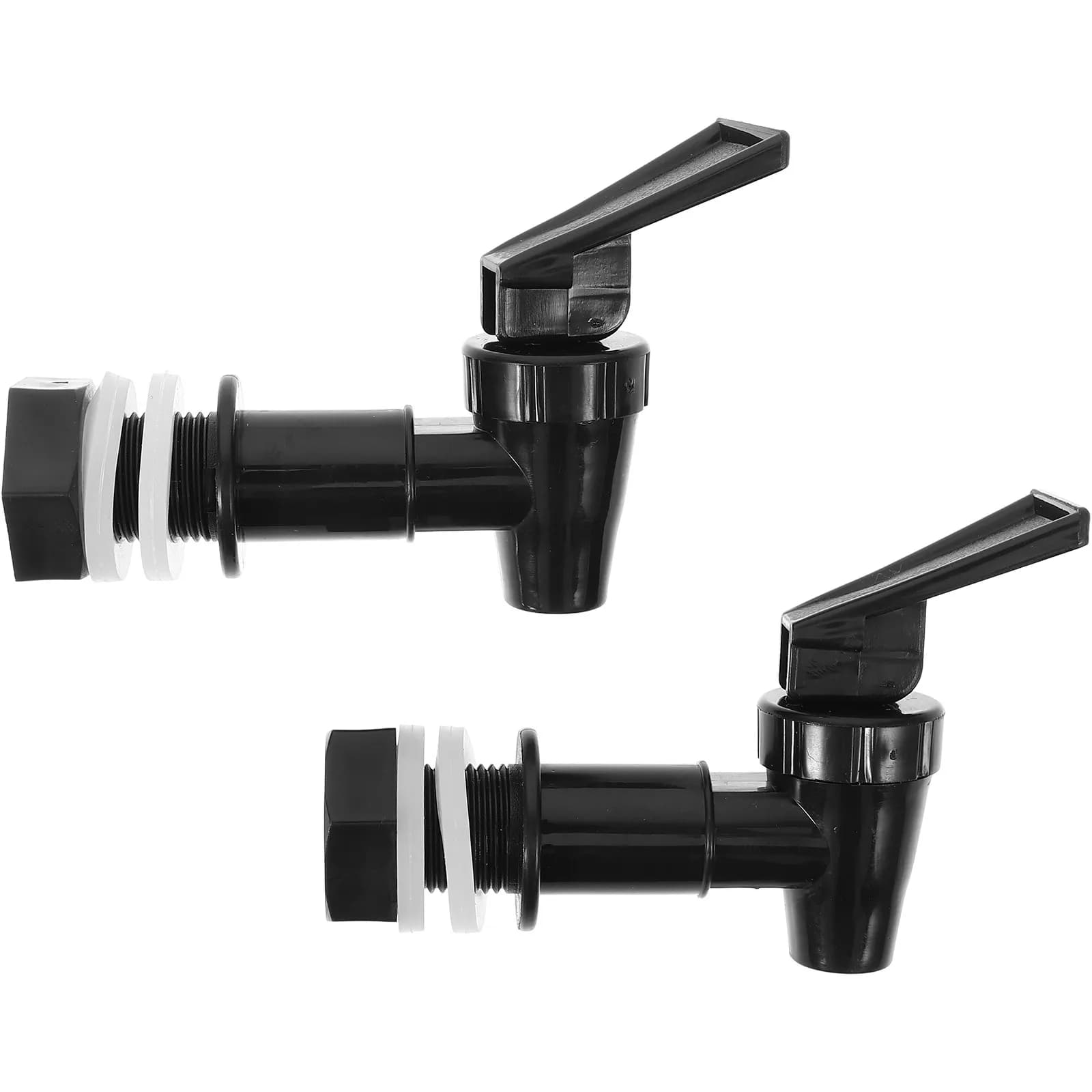 2Pcs Sleek Modern Reusable Water Cooler Spigot for Glass Wine Bottles Water Dispenser Bucket Jug Spout Faucet Replacement Parts