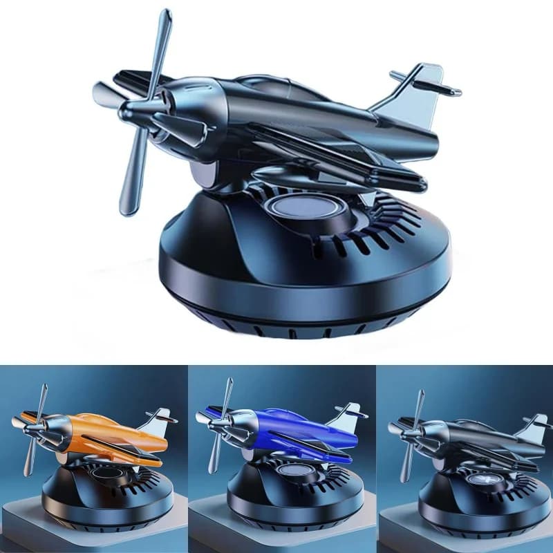 Solar Energy Rotating Car Perfume Diffuser Hunting Car Deodorant Interior Car Dashing Accessories