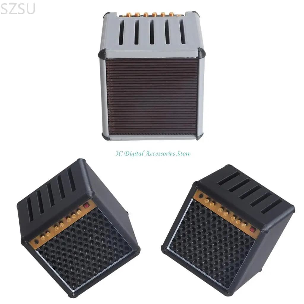 Szsu 3D Stampato per chitarra Pick Storage Box Simulazione Simulazione Ornament Toy