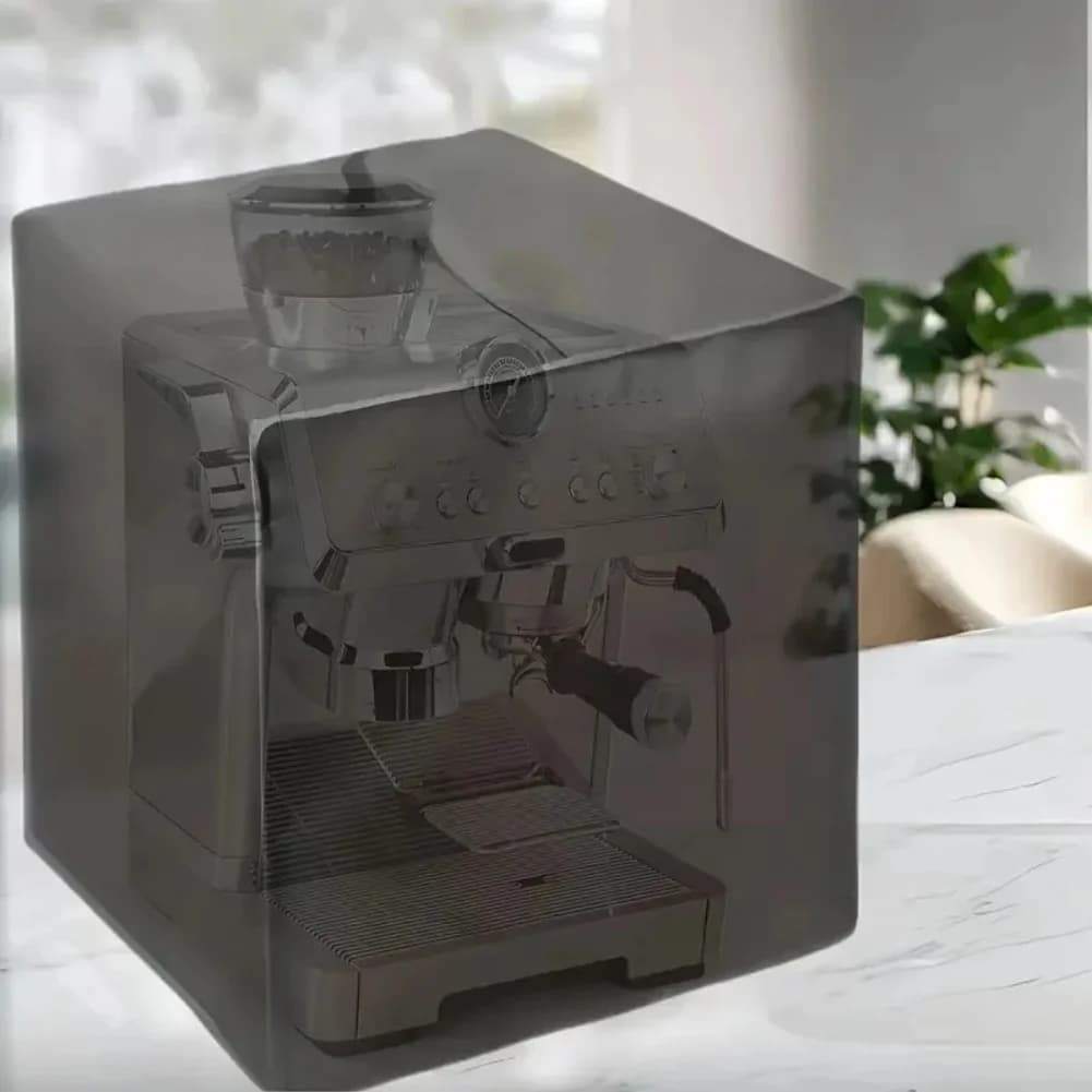 Copertura Protettiva Pieghevole per Macchina da Caffè, Nera, Impermeabile, in Tessuto Oxford 420D, Adatta per Macchine da Espresso 40cm