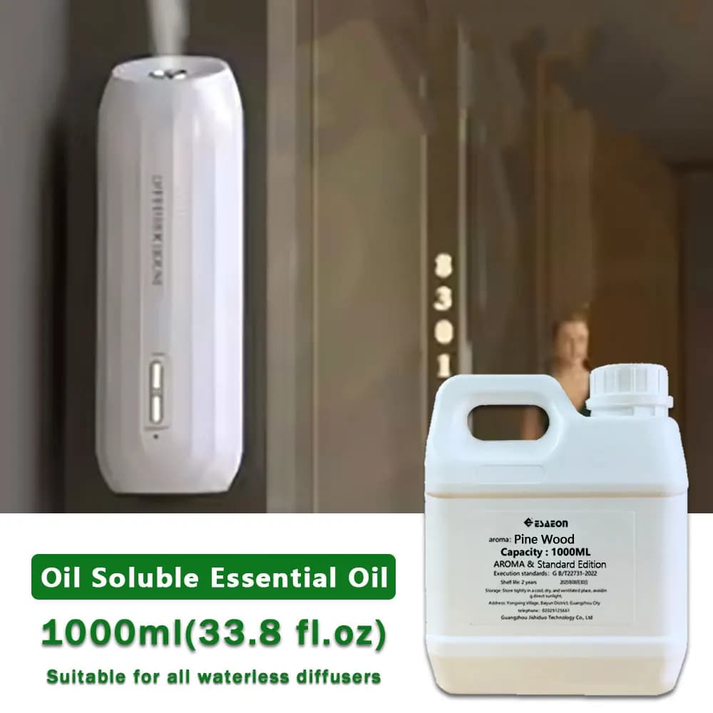 ESAEON 1000ml(33.8 fl.oz) Pine Wood Hilton Essential Oil, Aromatherapy Machine Replenishes Essence, For Two Fluid Aroma Diffuser