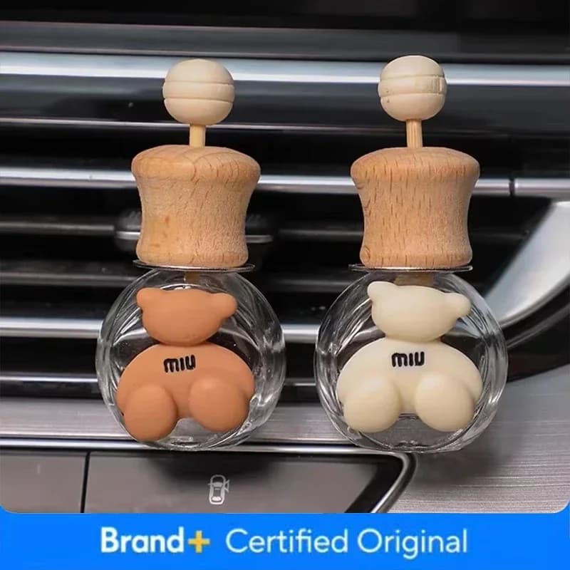 1 pc perfume bottle for car hanging glass pendant lasting fragrance ornament automatic essential oils diffuser interior decoration car