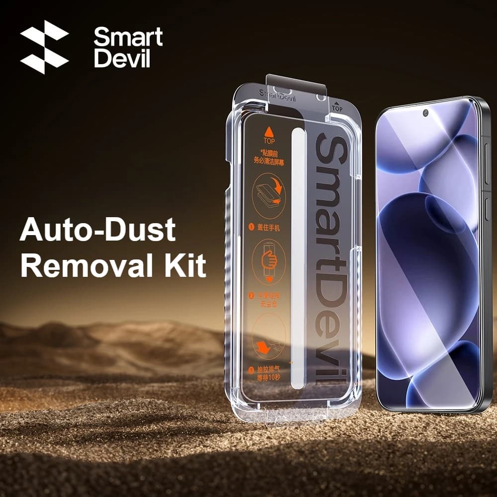 SmartDevil Pellicola in vetro temperato per cabina senza polvere per OPPO Find X9 Pro X8s Protezione schermo HD per Oppo find X8 Anti-impronte