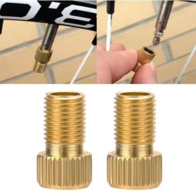 Adattatore per valvola per pneumatici per bicicletta Clip per ugello della pompa Morsetto per ugello per pompa di gonfiaggio per mandrino ad aria Convertitore per ruota per moto per mountain bike
