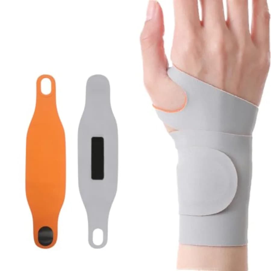 2 Pack Wrist Compression Strap Wrist Brace, Adjustable Thin Carpal Tunnel Wraps Support for Sport, Arthritis Tendonitis, Sprain