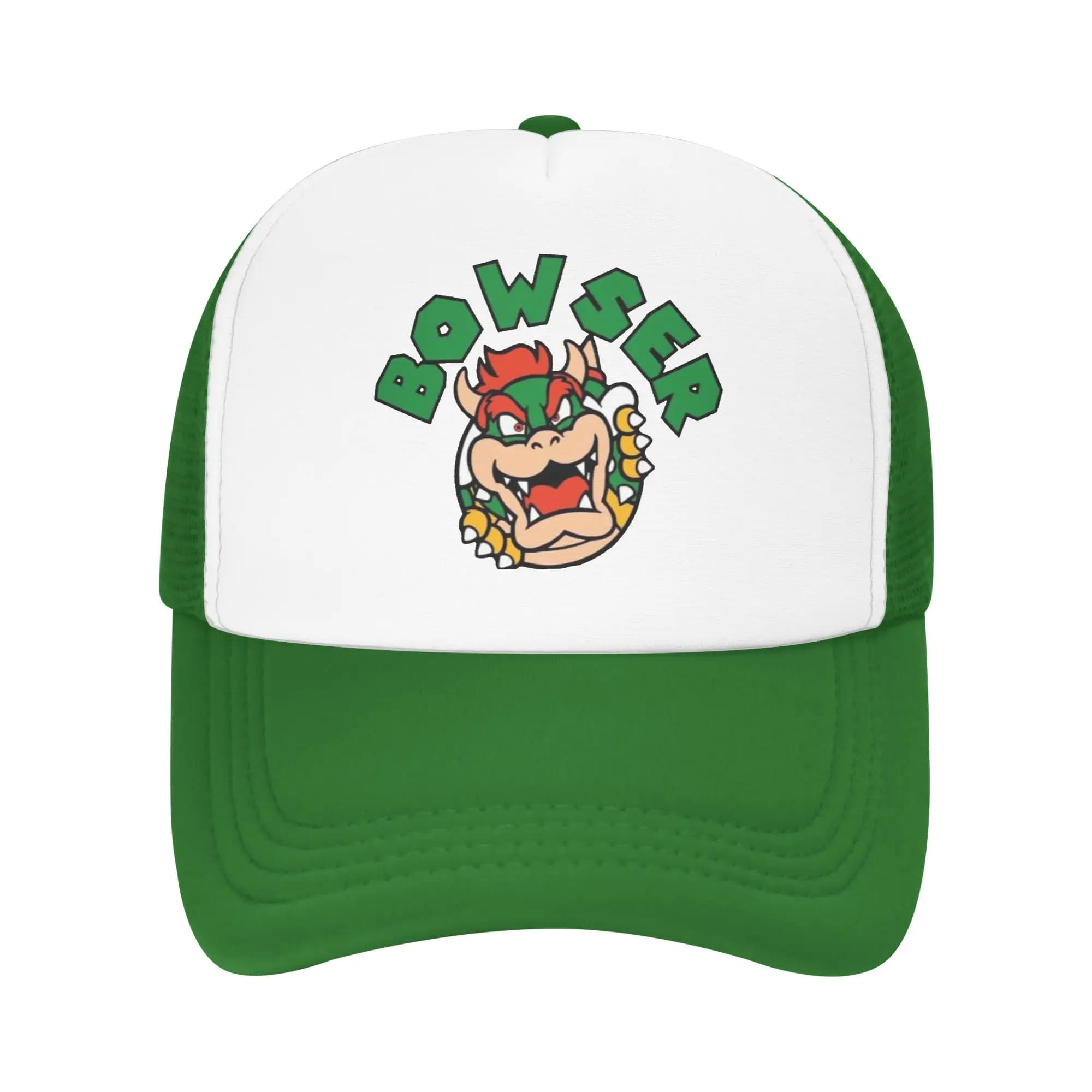 Cappello Trucker in Rete con Personaggi di Mario, alla Moda, Estivo, Rinfrescante, con Retro in Rete, Regolabile, per Uso Casual