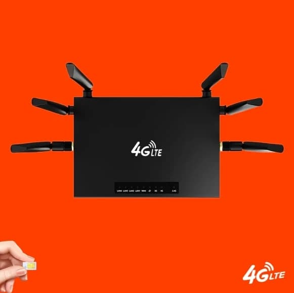 Router industriale 4G Cpe Wireless Wifi Antenna staccabile Router 4G con slot per scheda SIM 5 paesi Wiruropean WAN/LAN
