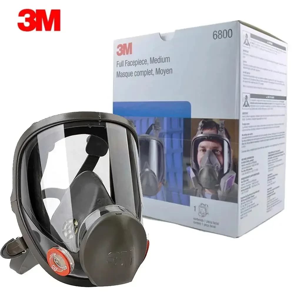 3M 6800 Painting Spray Respirator Gas mask Chemcial Gas mask Full face gas mask Safety at work Filter Powder Full face mask Replace