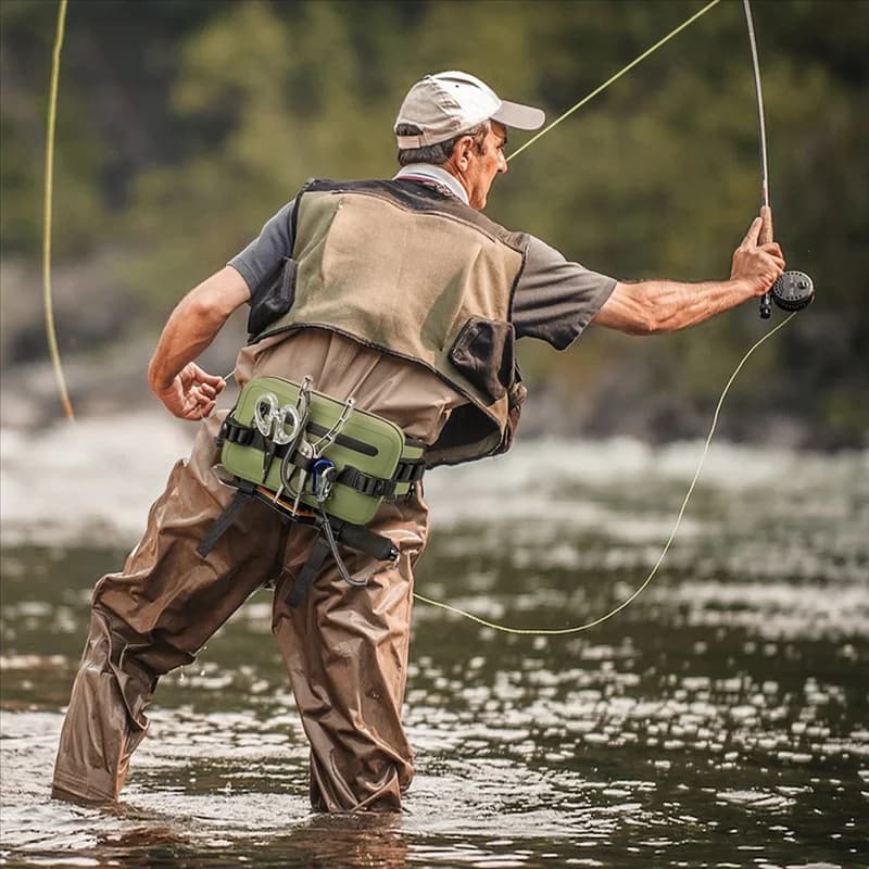 HOES-Borsa multifunctional fishing bags for fishing gear Fishing bags Fish baits Waist pack for storing tools Fishing rod bag Waterproof backpack