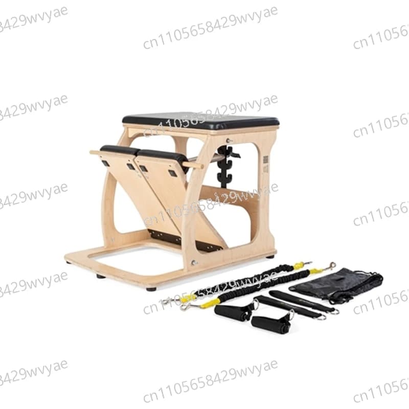Home Fitness Equipment, Combined Chair Set for Pilates with Slastix Resistance Band and Accessories