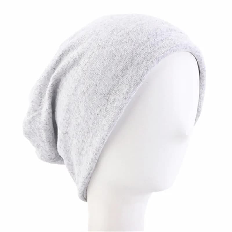 Unisex Winter Warm Outdoor Sport Neck Tube Ear Warmer Cycling Fishing Skating Skull Beanie Pullover Solid Hat