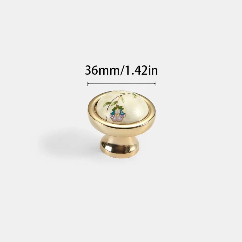 Maniglia per Mobile da Cucina in Lega di Zinco Dorata, Stile Moderno Europeo di Lusso, Pomello per Anta Armadio dal Design Elegante