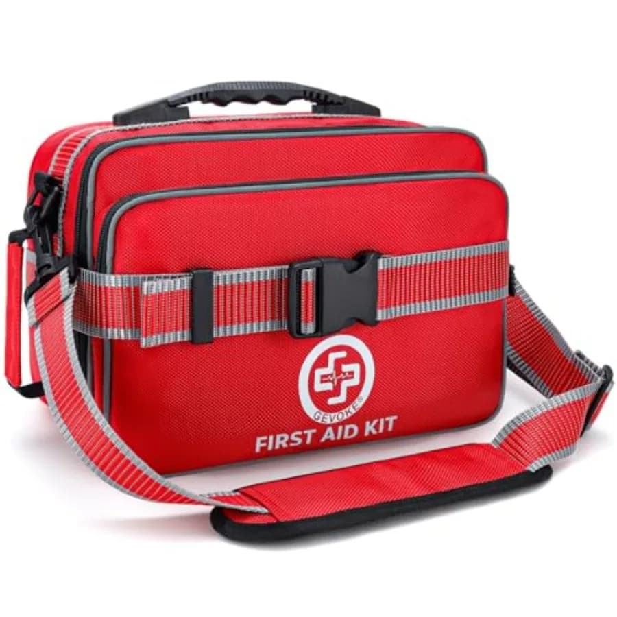 Kit di Pronto Soccorso Professionale da 500 Pezzi per Casa, Auto, Viaggi, Campeggio, Escursionismo, Sport, Ufficio, Veicoli e Uso Esterno