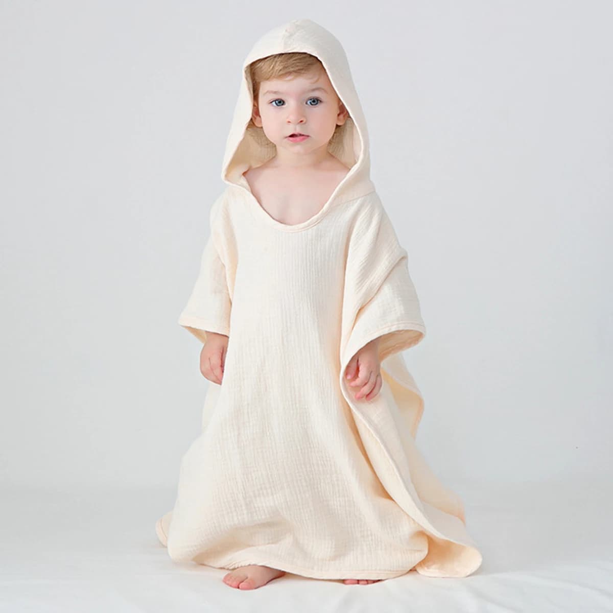 Asciugamano da bagno con cappuccio per bambini: accappatoio in cotone super morbido e assorbente per neonati e bambini piccoli da 1 a 5 anni