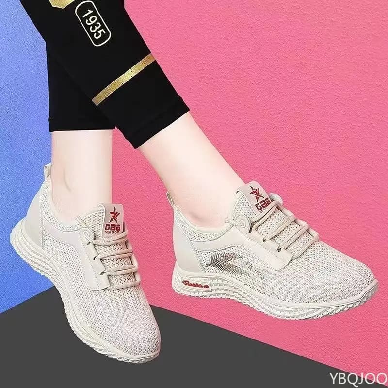 Scarpe traspiranti versatili e alla moda per mamme, sneakers resistenti all'usura, scarpe da donna casual comode con suola morbida, Mujer