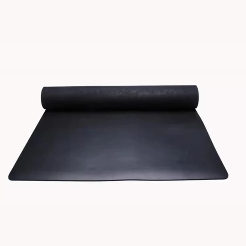 Non-slip Natural Pu Rubber Black 5mm Fitness Yoga Mat