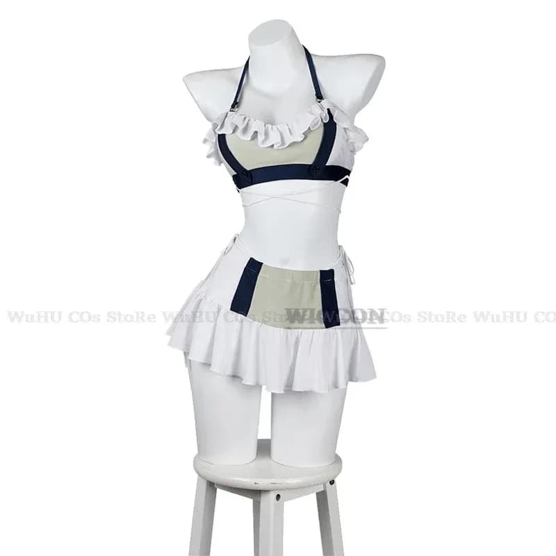 Gioco VII Aerith Gainsborough Tifa Lockhart Costume Cosplay Parrucca Costume da bagno estivo Bikini sexy Donna Vestito di carnevale Cosr,7;k'2.s;9,
