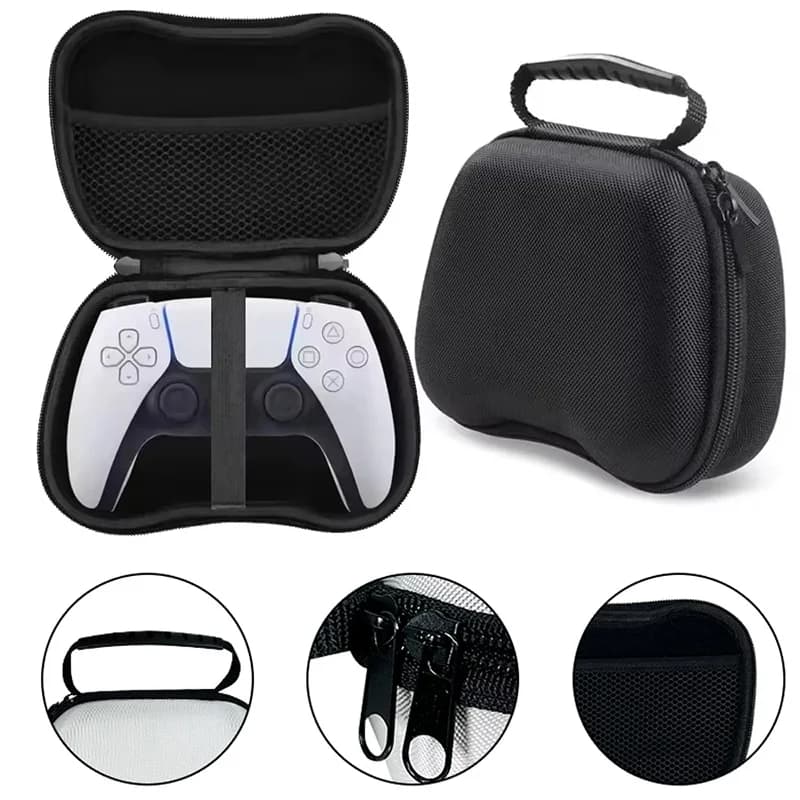 Borsa portatile antiurto con maniglia per PS5 PS4 Xbox Series, custodia protettiva per il trasporto del gamepad, per accessori controller Nintendo Switch