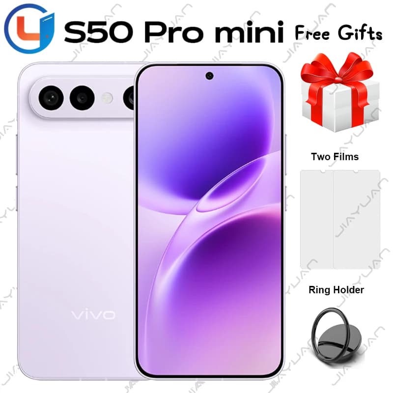 Nuovo originale VIVO S50 Pro Mini 5G telefono cellulare 6.31 "120Hz Display Snapdragon 8 Gen 5 fotocamera 50MP batteria 6500mAh NFC Smartphone