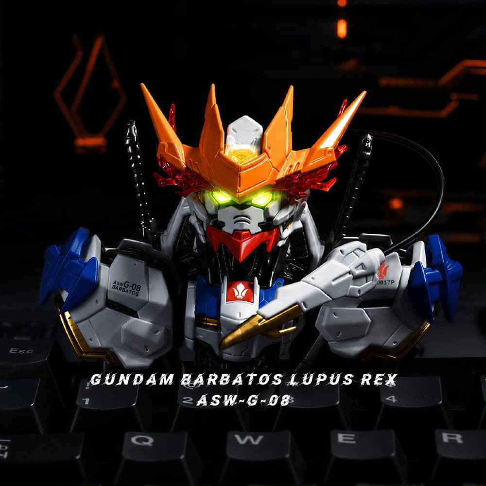 Diy Self Made Gundamed Wolf King Mechanical Keyboard Keys Cross-Axis Mechanical Keyboard Pc Personalized Keycaps Gift Toys
