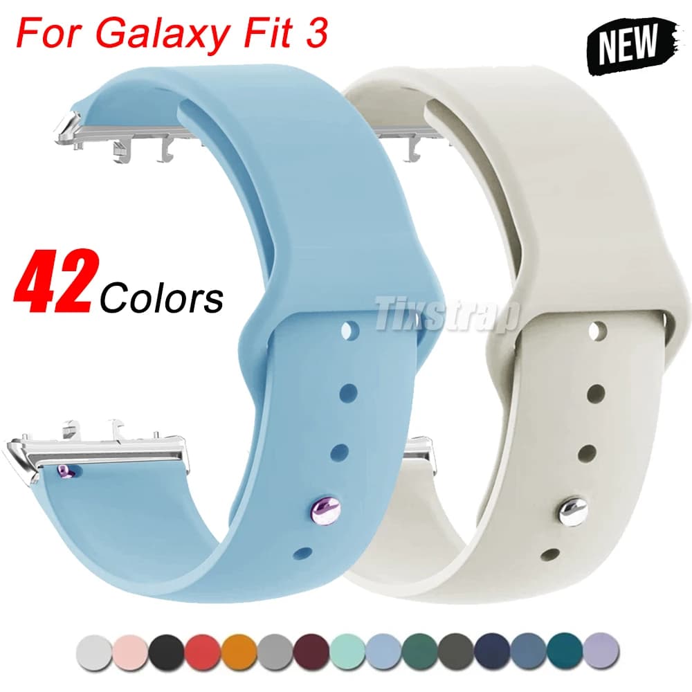 Cinturino in silicone per Samsung Galaxy Fit 3 cinturino per Samsung Galaxy Fit 3 SM-R390 cinturino cinturino di ricambio